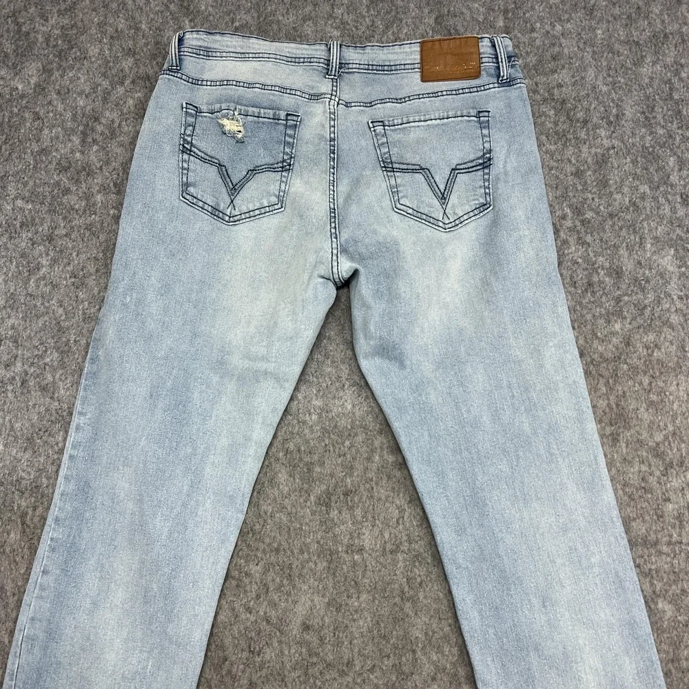 TC And Co Los Angelos‎ Jeans Mens 34x32 Slim Straight Distressed Denim Fit34x30